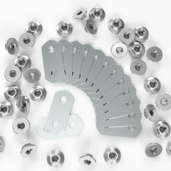 Acenbay nickel-plated copper bus bar and nut set for the listed Prius 14-block sodium-ion conversion