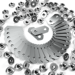 Acenbay 2012–2022 Toyota Prius C Nickel - Plated, Copper Bus Bars & SS Nuts Set (for 20 Modules) - My New Battery